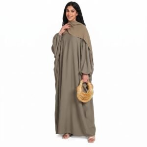 Alternative view of 2025 Custom Muslim Women Maxi Abaya Plus Size Muslim Women Abaya Islamic Muslim Modest Clothing
