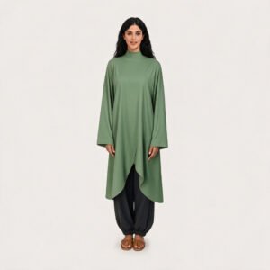 Muslim Sportswear Women Lightweight Tracksuit Modest Activewear Long Sleeves Gym Wear Workout Top Quick Dry Br