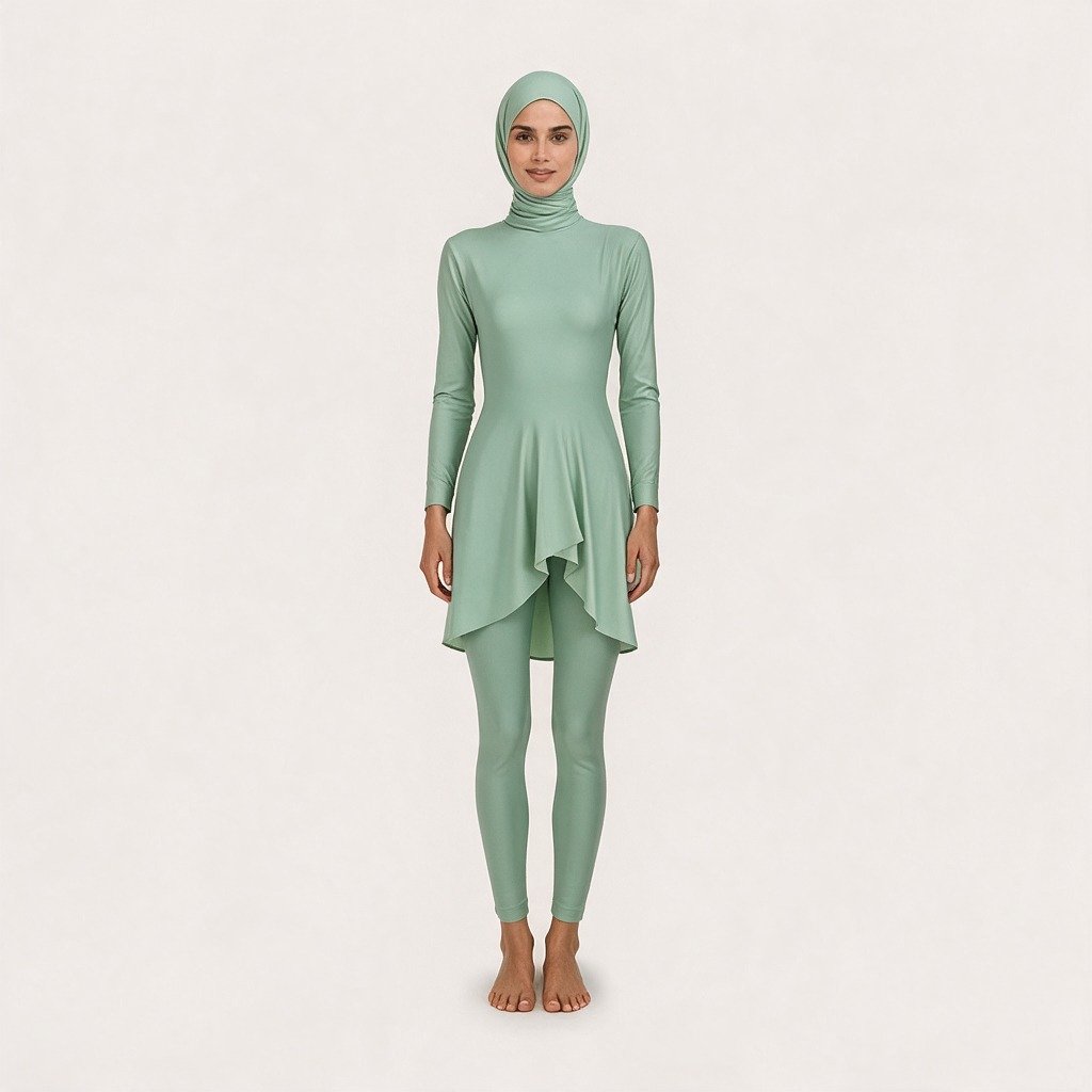 HighQuality Custom Muslim Burkini Modest Swimwear with Hijab Islamic Burkini for Pool and Beach