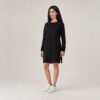 Black long-sleeve modest sports tunic