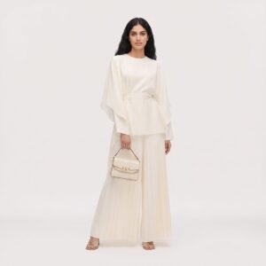Alternative view of Brand Customization Ramadan Fashion Loose Plus Size Elegant Long Casual Bat Sleeve Asymmetrical Floor-Length Dress