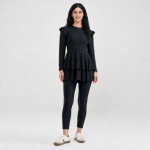 Islamic Burkini Modest Conservative Set for Muslim Women Full Coverage Soft Fabric Modest Muslim Islamic Beach