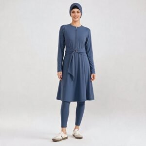 Modest Swimwear for Muslim Women Custom Burkini Swimwear Full Length Long Sleeve Burkini