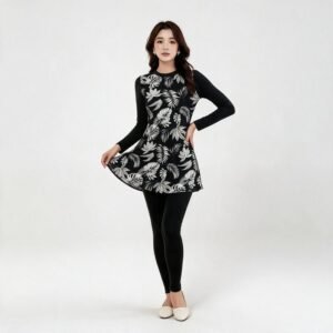 Muslim Eco-Friendly UPF50+ Plus Size Women's Burkinis Swimwear Swim Swimsuit Modest Beachwear