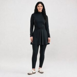 Premium Custom Muslim Burkini UPF50 Modest Swimwear Islamic Burkini with Hijab and Tunic