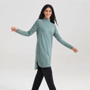 Alternative view of Custom Muslim Women Sportswear Comfortable Breathable Fabric Ladies Apparel Fitness Wear Islamic Modest Sports