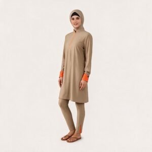 Factory Price Muslim Women's Burkini Specially Customized Thin and Non-transparent Suitable Muslim Burkini for - Image 3