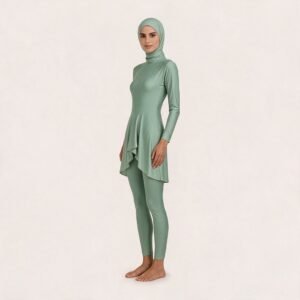 Alternative view of HighQuality Custom Muslim Burkini Modest Swimwear with Hijab Islamic Burkini for Pool and Beach