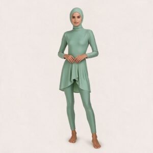 HighQuality Custom Muslim Burkini Modest Swimwear with Hijab Islamic Burkini for Pool and Beach - Image 3
