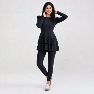 Alternative view of Islamic Burkini Modest Conservative Set for Muslim Women Full Coverage Soft Fabric Modest Muslim Islamic Beach
