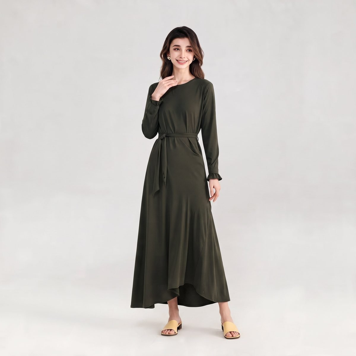 Modest Burkini for Muslim Women Full Coverage Islamic Swimwear Tight-Fitting Burqini Swimsuit for Surfing Beac - Image 2