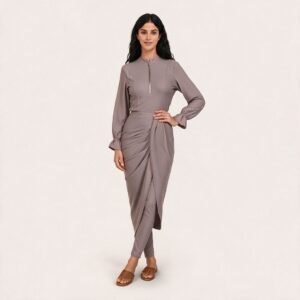 Alternative view of Muslim Swimwear Long Sleeve Bathing Suit Women's Conservative Swimsuit Women's Beach Two-piece Swimsuit Burkin