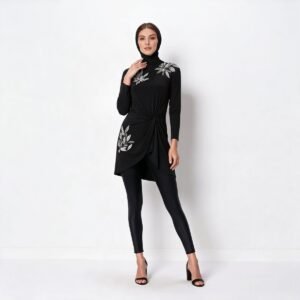 Alternative view of Muslim Women Burkini Set Modest Swimwear High Quality Breathable Fabric