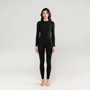 Muslim Women Burkini Swimsuit One Piece Modest Islamic Swimwear Full Coverage Tight-Fitting Burqini for Dive S - Image 2