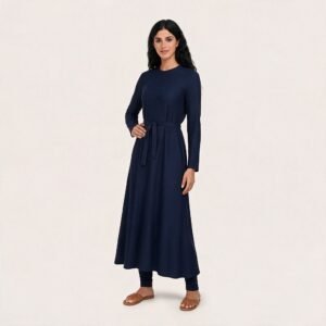 Alternative view of Muslim Women Burkini Swimsuit Two Piece Modest Islamic Swimwear Full Coverage Tight-Fitting Burkini for Dive S