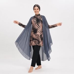 Alternative view of Muslim Women Full Body Burkini Set Modest Islamic Conservative Custom OEM Bulk Breathable Modest Muslim Islami
