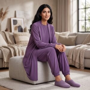 Alternative view of Muslim Women Sets Jilbab Abaya Dubai — Loose Full-Cover Ramadan Prayer Outfit