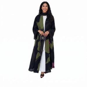 Alternative view of Open Kimono Ramadan Abayas Turkish Women Dubai Islamic Clothing Designs Abaya Women Muslim Dress