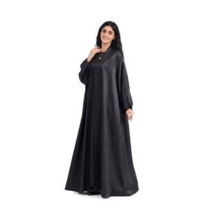 Alternative view of Polyester 2-piece Set Abaya For Middle Eastern Women Plus Size Breathable Long Sleeve Digital Print Handmade Daily Prayer Wear