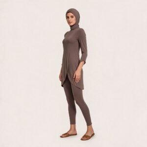 Alternative view of Premium Custom Muslim Burkini Breathable Modest Swimwear Islamic Burkini with Hijab and Leggings