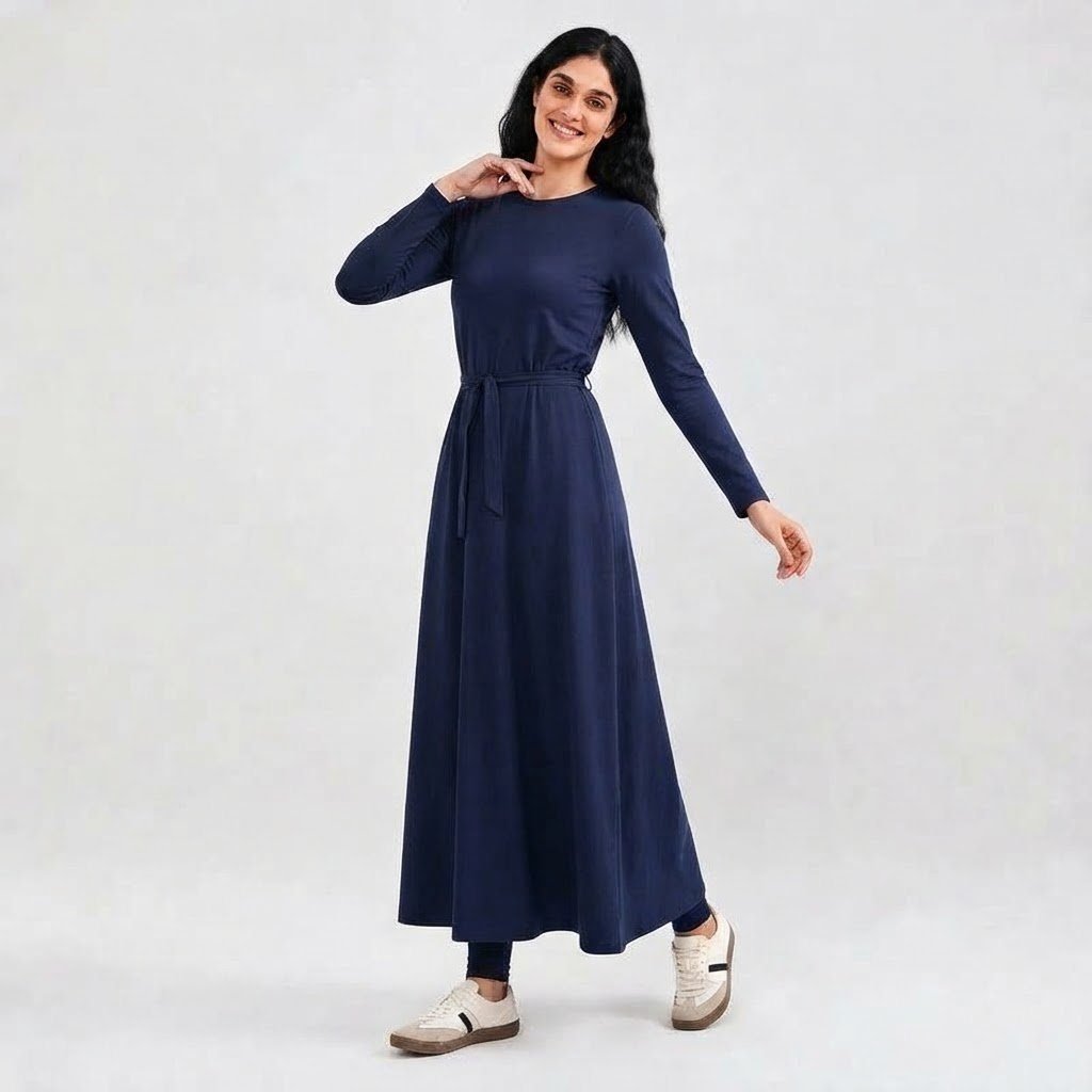 Premium Custom Muslim Burkini Breathable Modest Swimwear Islamic Burkini with Long Sleeve and Hijab - Image 2