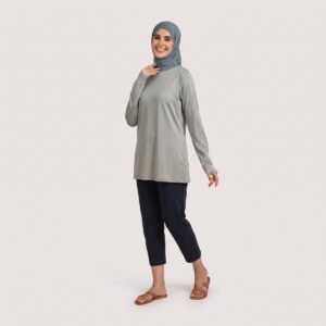 Alternative view of Quick Dry Muslim Breathable Sportswear Lightweight Tracksuit Modest Activewear Long Sleeve Gym Wear Wor