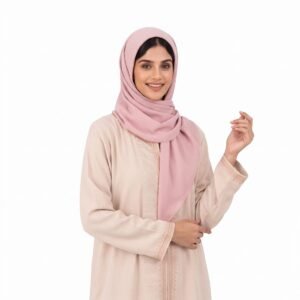 Alternative view of Wholesale Plain Modal Matching Set — Soft Modal Inner Cap, Scarf & Women's Hijab