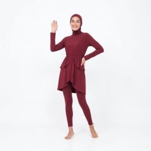 Alternative view of Women Islamic Burkini Swimwear Modest Full Cover Breathable Quick Dry